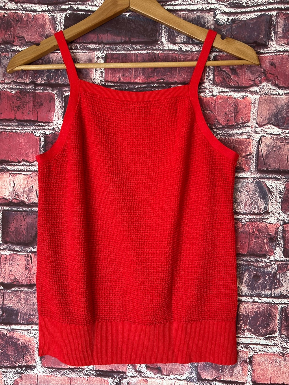 Banana Republic Hemp Organic Cotton Square Neck Sweater Tank